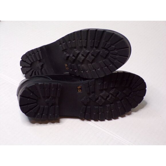 🆕 STEVE MADDEN Mistor Loafer Shoe Gold Chain Black 9 - Picture 13 of 13